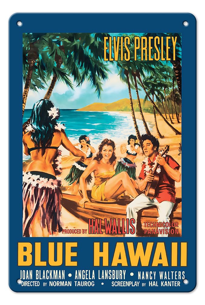 ELVIS エルヴィス プレスリー ブルー ハワイ ポスター Amazon.co.jp: ブルーハワイ - エルビス・プレスリー - Mauro Colizzi
